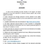 ઈરાન પર હુમલા બાદ ભારતીયો માટે એડવાઈઝરી જારી, ફ્રન્ટ કમાન્ડની સૂચનાઓનું પાલન કરો... હંમેશા સતર્ક રહો