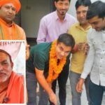 સ્વામી અવિમુક્તેશ્વરાનંદે IPS અજય પાલ શર્મા અને આશુતોષનો ફોટો બતાવ્યો