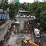 મુંબઈમાં મેટ્રો સાઇટ પર ભયાનક દુર્ઘટના ટળી, ક્રેન પલટી જતા અફરાતફરી