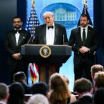 ટ્રમ્પની પ્રેસ ડિનર પાર્ટીમાં સુરક્ષા અપૂરતી હતી, જેના કારણે અમેરિકામાં પ્રશ્નો ઉભા થયા